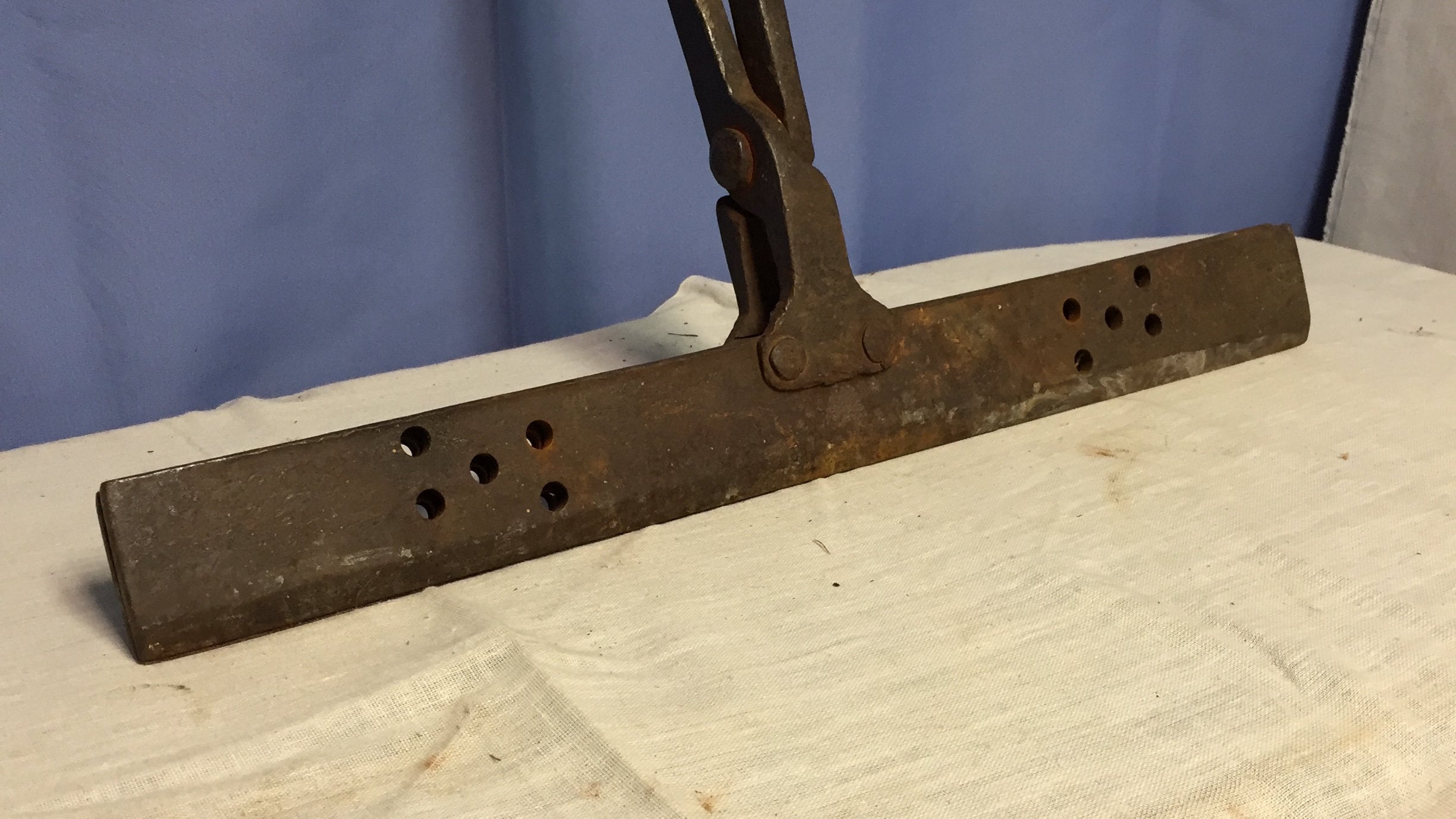 Vintage 18 Tinsmith Metal Roofing Seam Bending Tongs Tool Roof Edge