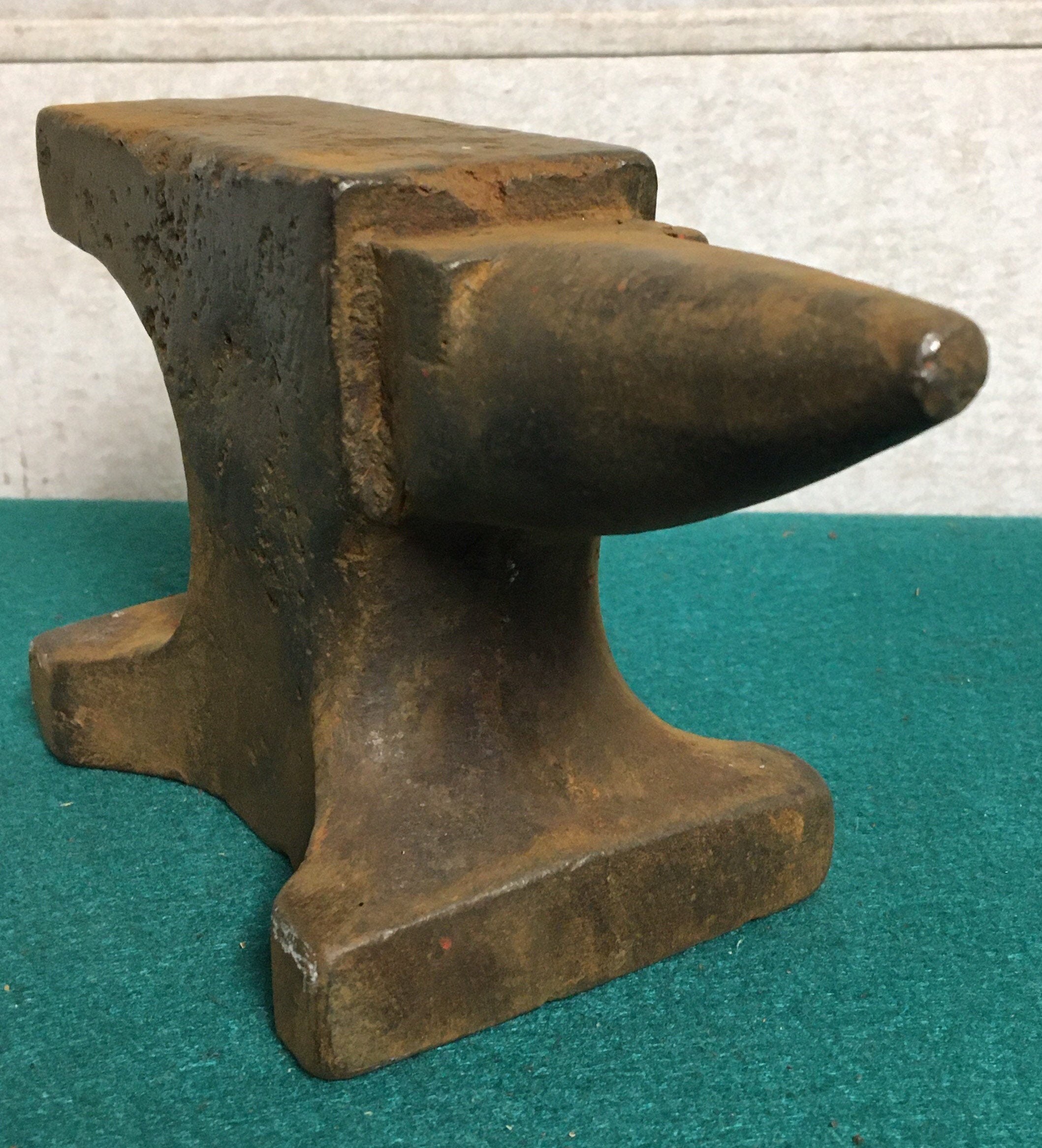 Antique Blacksmith Anvil 12 lb 8 oz, Made in USA, Blacksmith Tools