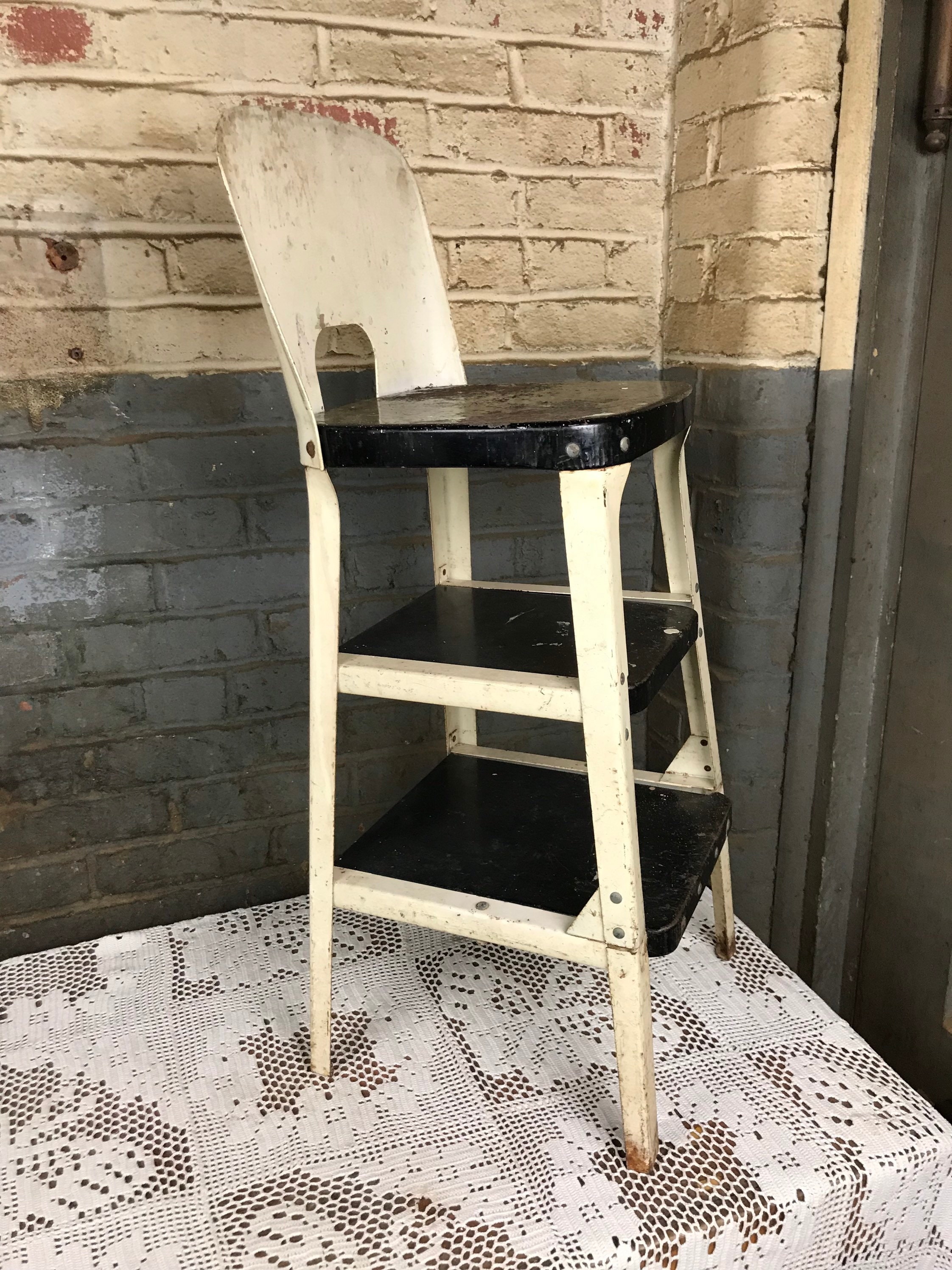 Vintage kitchen sale stool chair