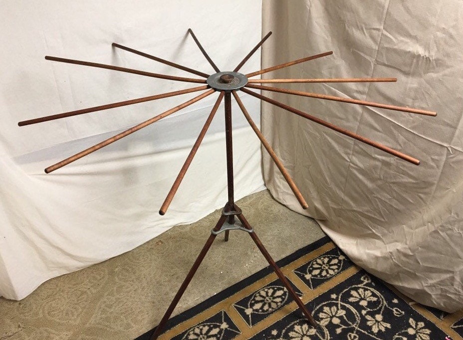 Rare 1920's Dry Rite Clothes Drying Rack Tree Michigan Specialty Co