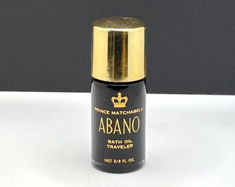 14 Prince Matchabelli Abano Bath Oil, Traveler size, 5/8 fl oz