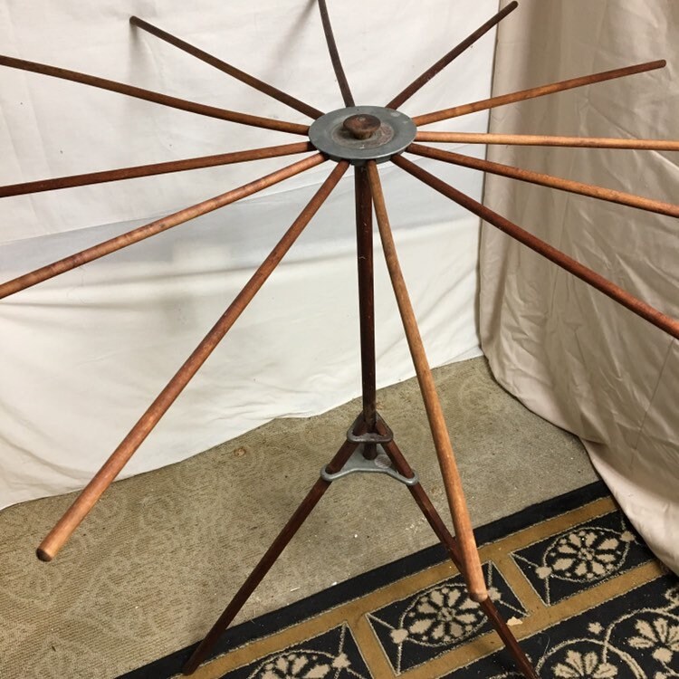 Rare 1920's Dry Rite Clothes Drying Rack Tree Michigan Specialty Co