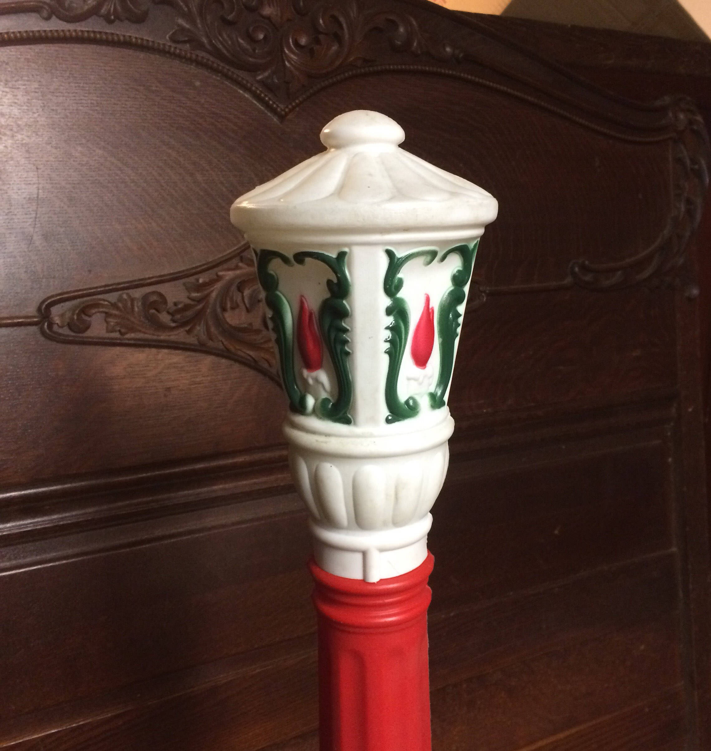 1972 Empire Blowmold Light Up Christmas Candle NEW OLD STOCK With the