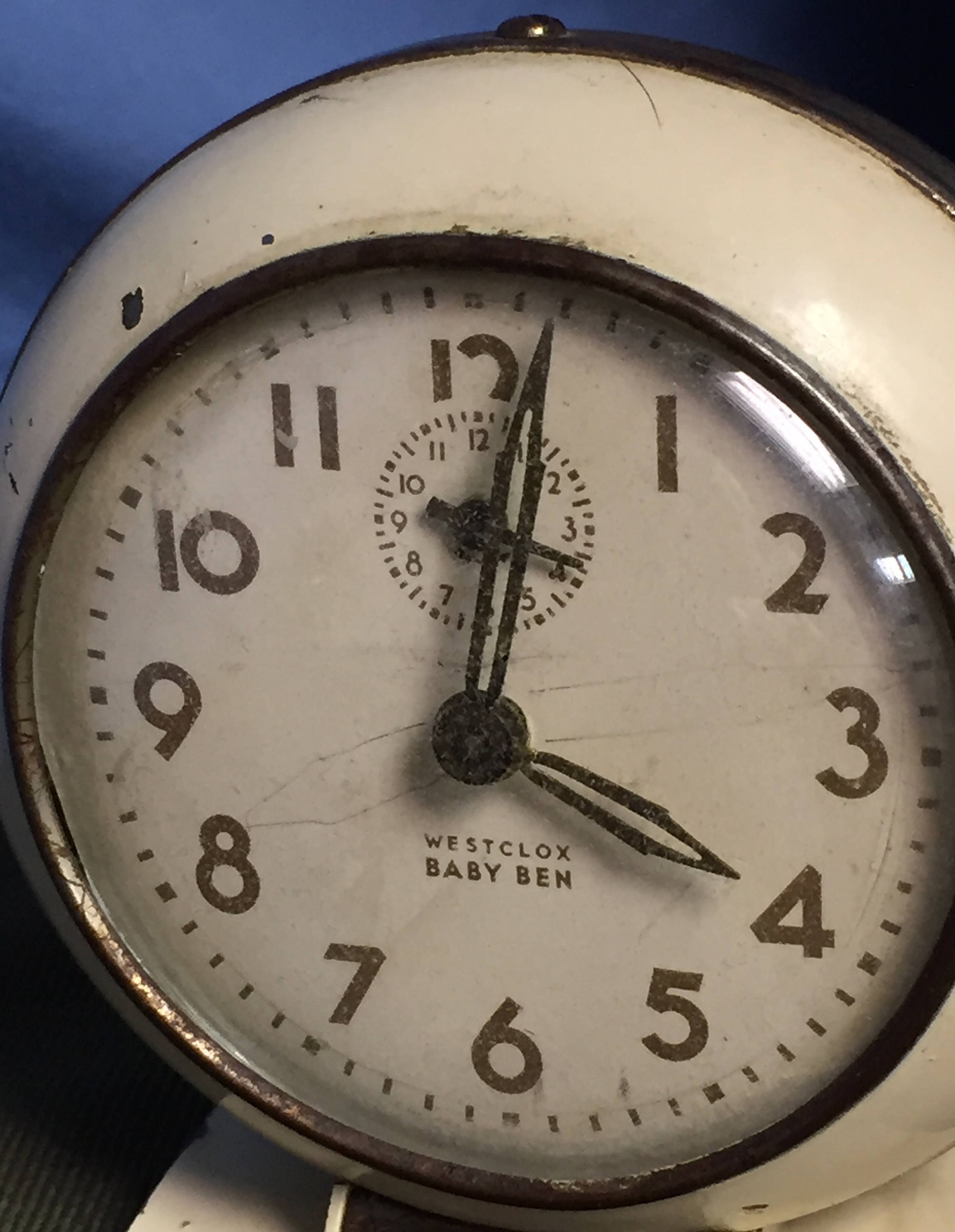 Vintage Westclox Baby Ben Style 5 Alarm Clock, In Good Working Order