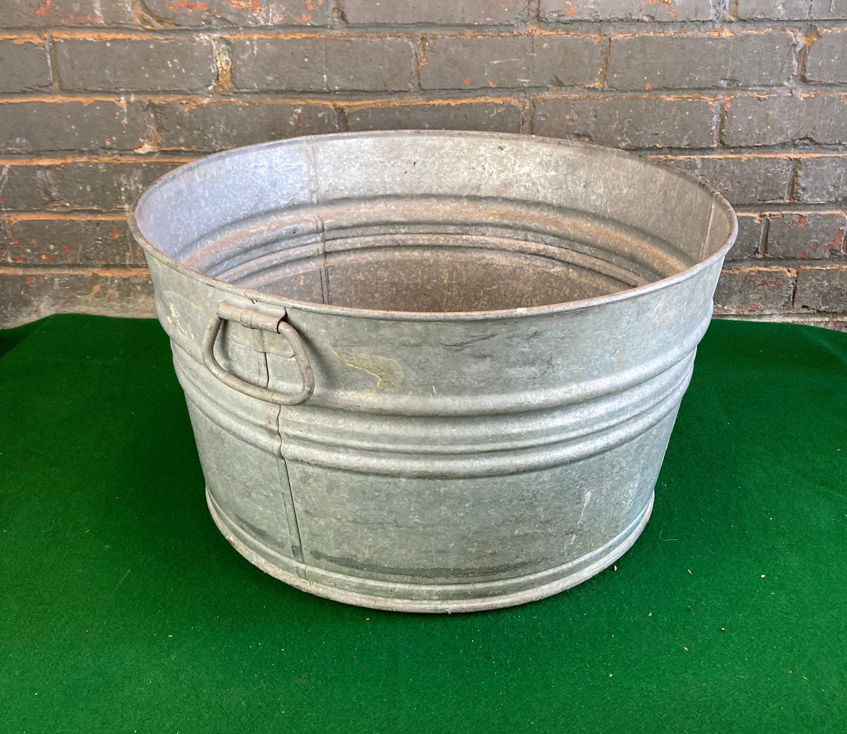 Galvanized Wash Tubs for sale Only 3 left at 70