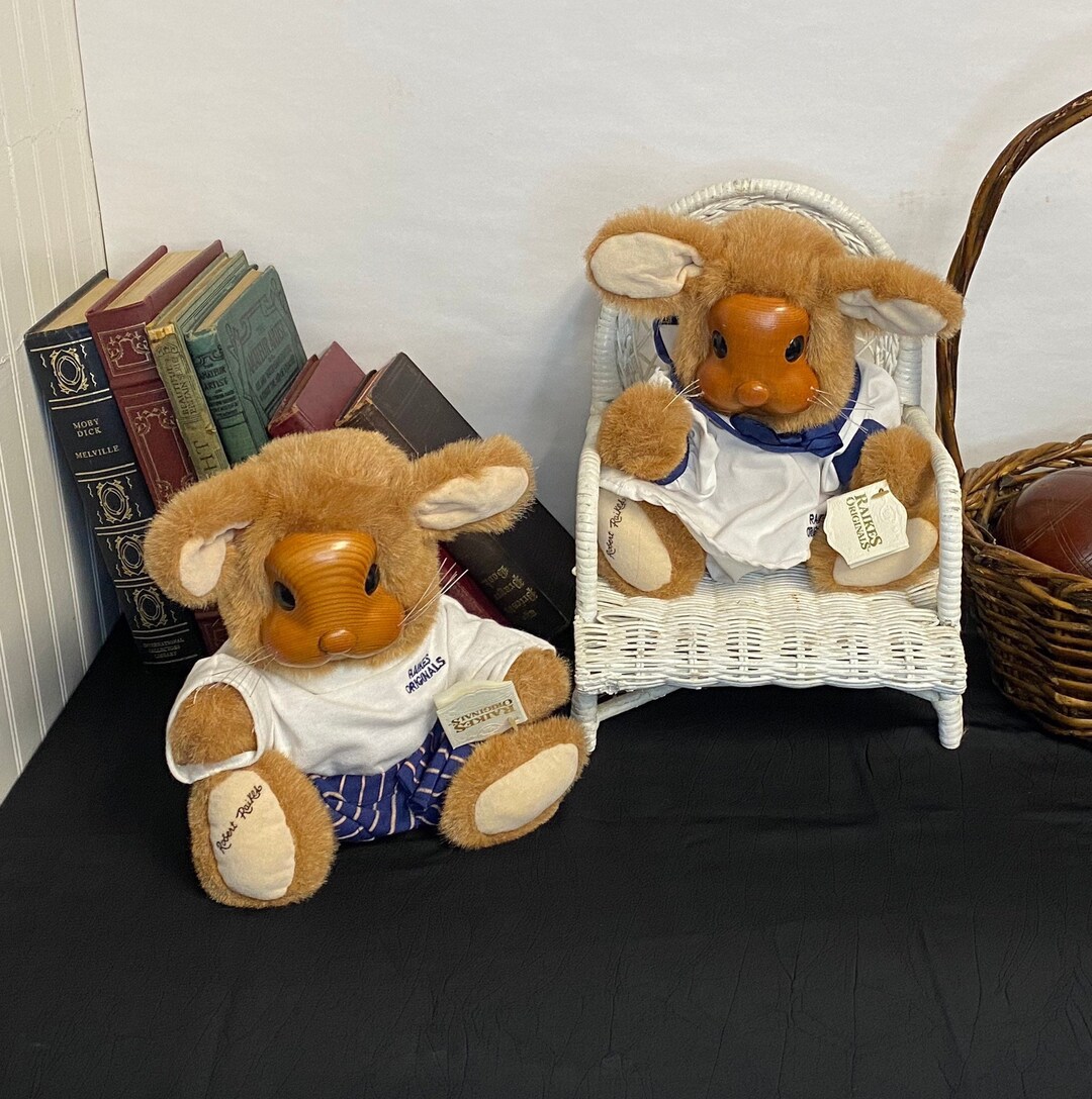 Robert Raikes Rabbits, 1990 Boy and Girl Bunny, Pair of 2 - Etsy