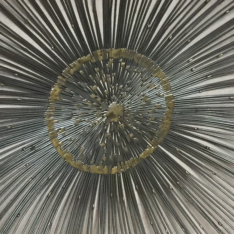 Metal Wire Wall Art, Large Wire Burst Wall Hanging, Wire Flower
