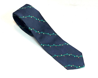 Chippmunk Creations Christmas Tie, Christmas Lights
