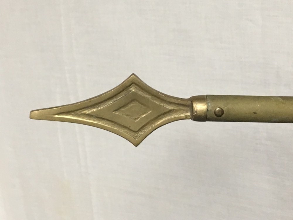 Vintage Brass Horse Weathervane, Ball Bearing Design with Adjustable