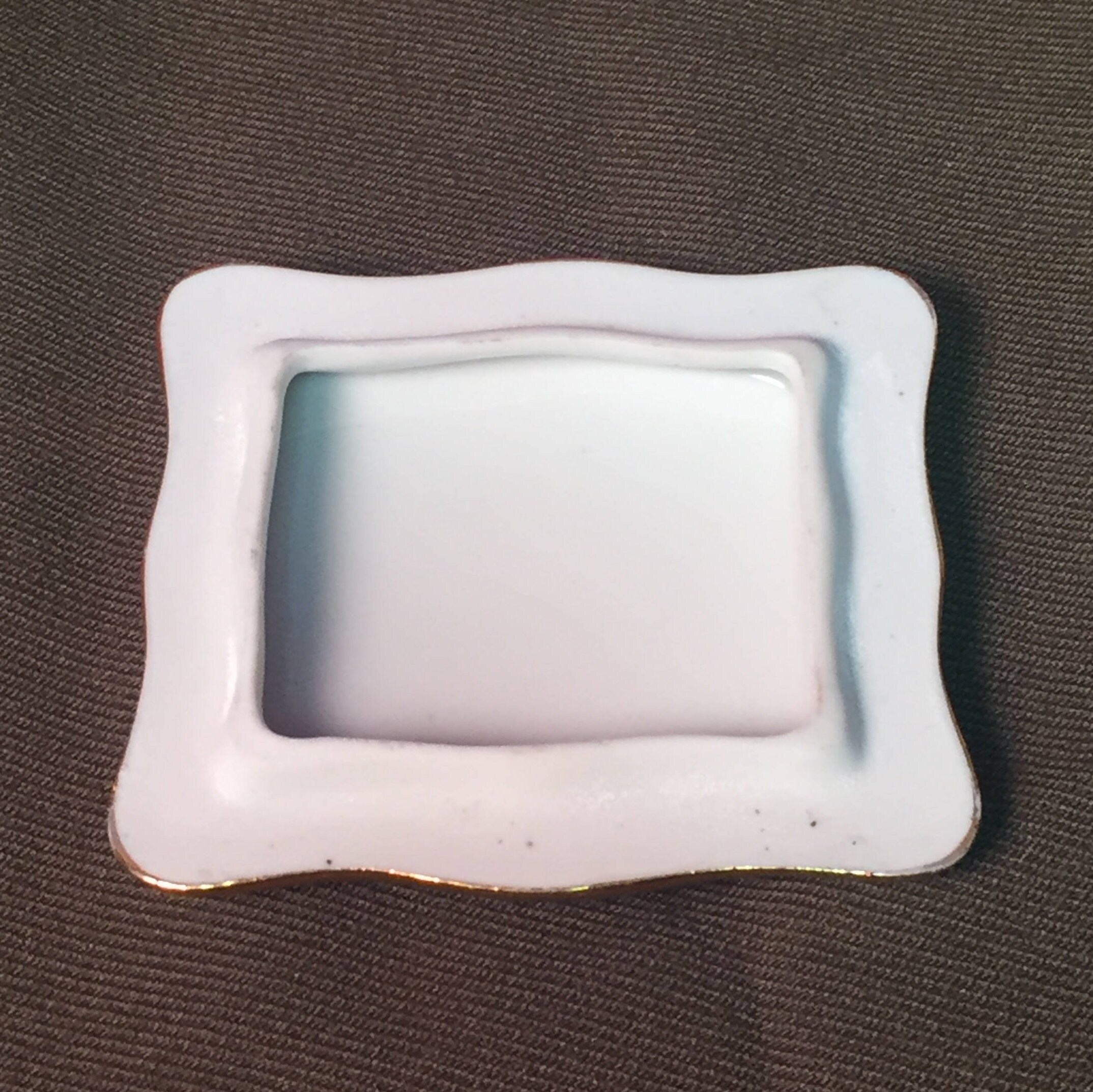 Limoge Porcelain Footed Box, Porcelaine Artistique, F.M Limoges France