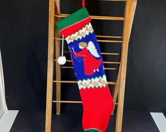 Angel Knit Stocking