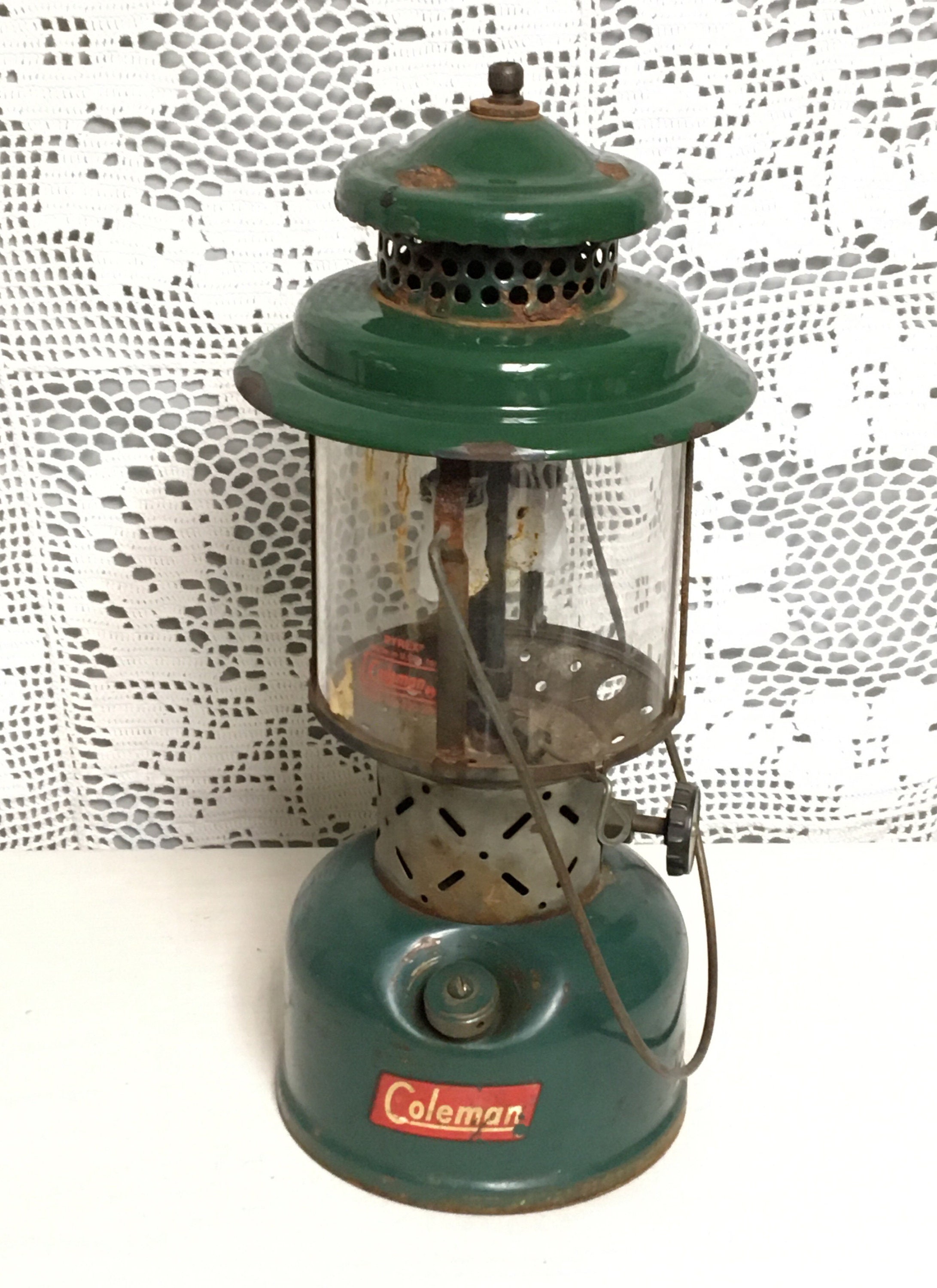 Vintage 1959 Coleman Fuel Lantern Model 220E With Original Globe Vintage 1959 Coleman Fuel Lantern Model 220E With Original Globe