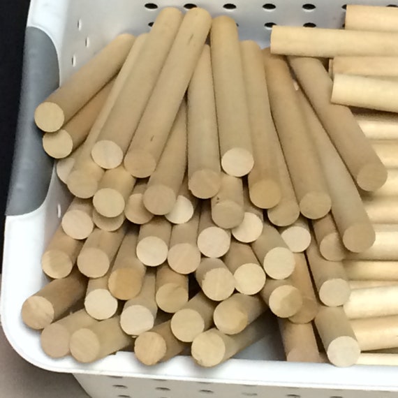 Bulk 50 Pieces 5 8 X 6 Wood Dowels Arts And