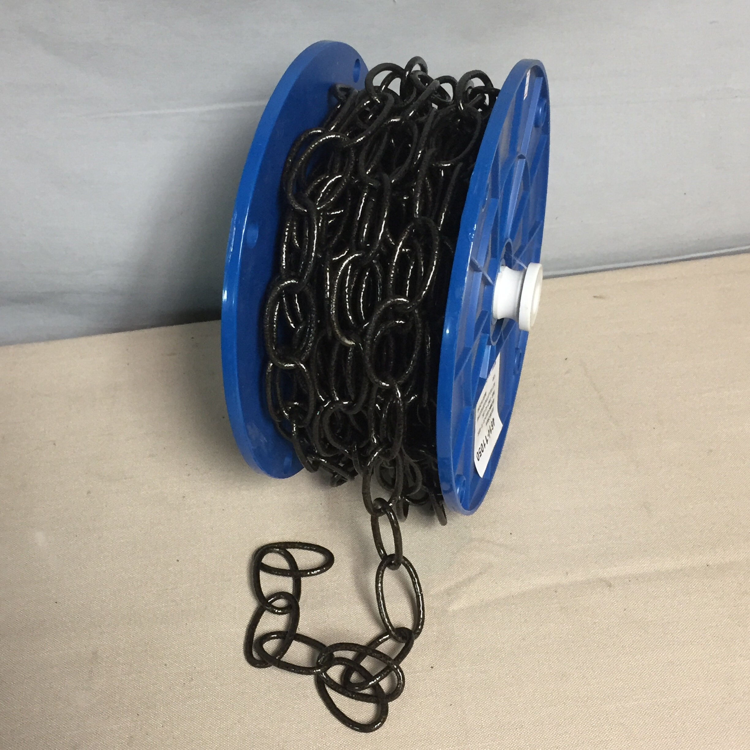 10' Section of Metal Antique Gold Swag Lamp Chain, 11/2 Decorative