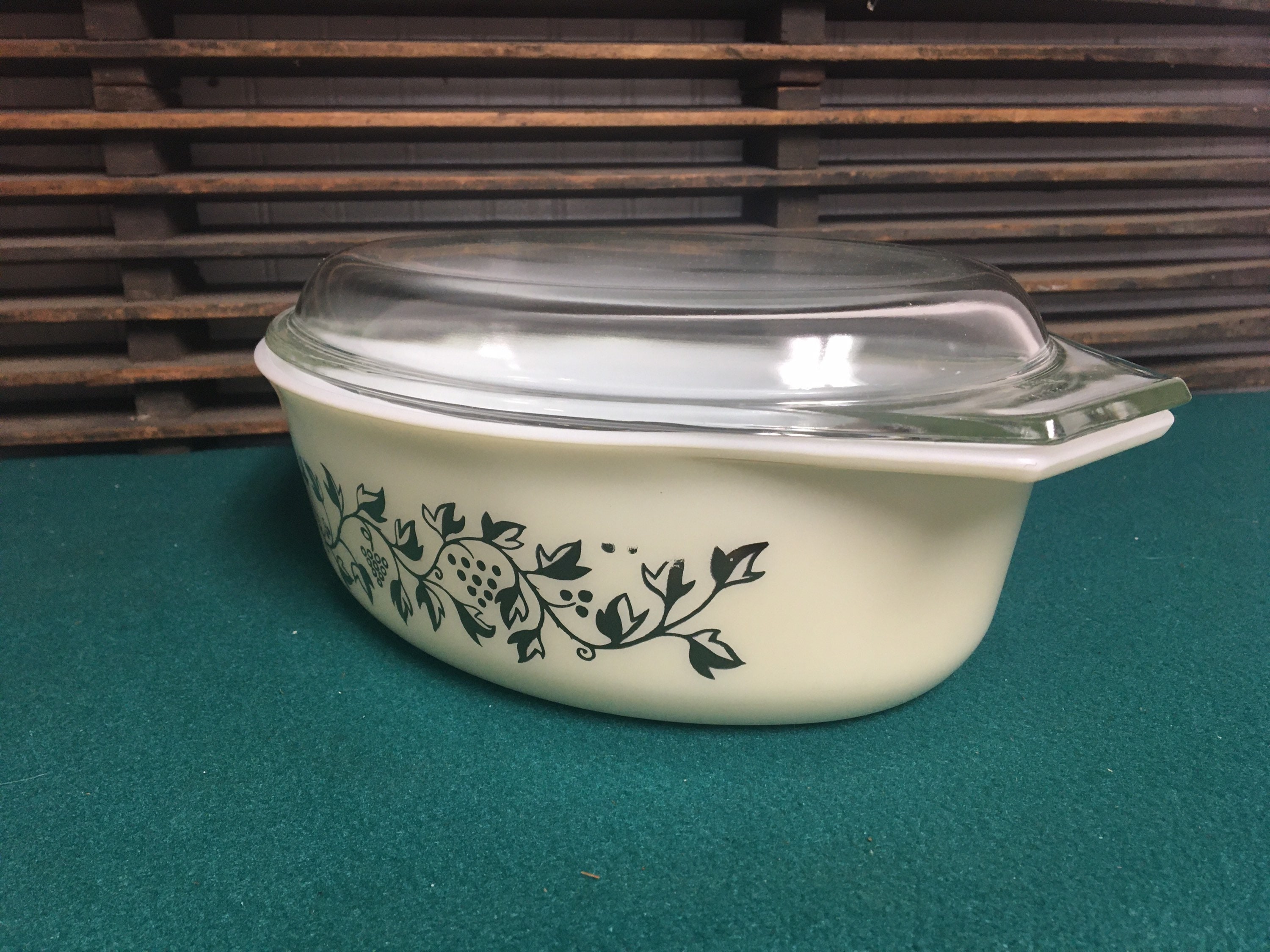 Pyrex Golden Casserole Oval Baking Dish Vintage Promotional Pyrex 045 ...