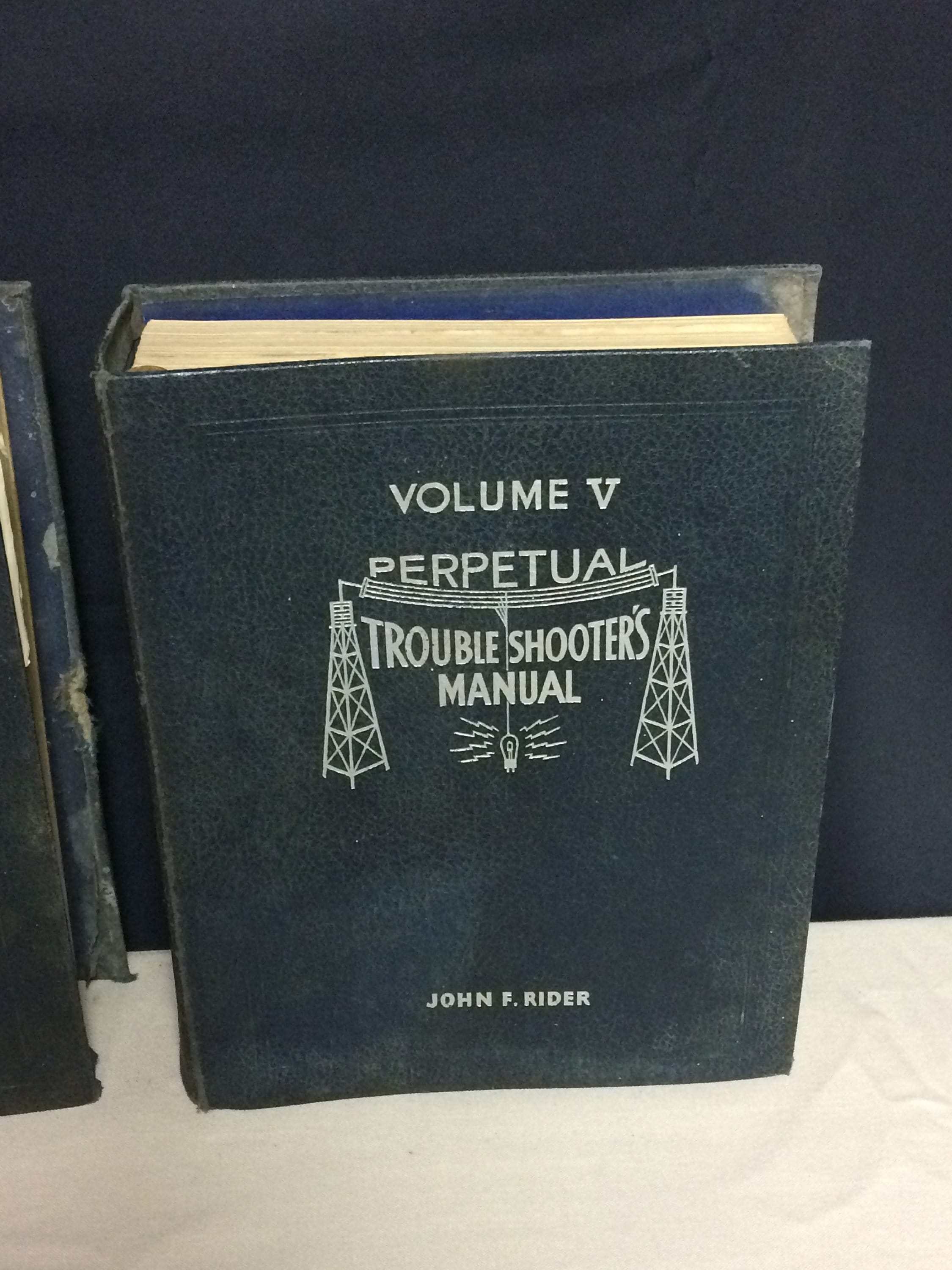 Radio Repair Manuals, Set of 2 John F. Rider Perpetual Trouble Shooters