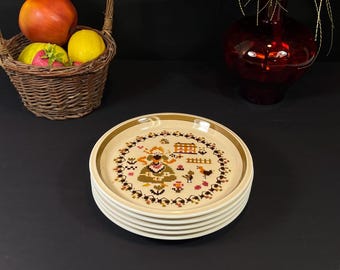Mikasa Ironstone Salad Plates, Country Store "Olde Homestead " C6801