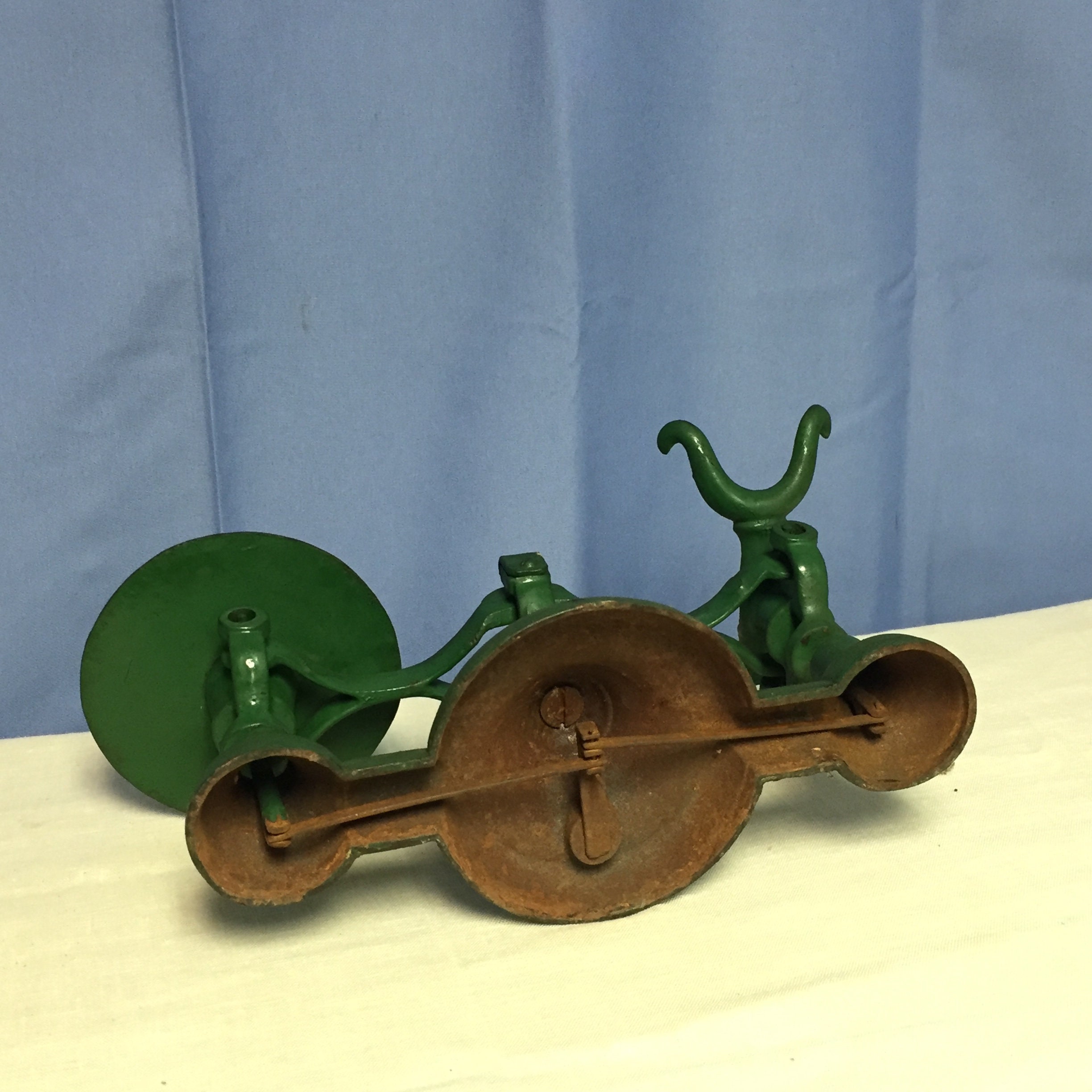 Antique Cast Iron Counter Balance Scale with Weights, General Store