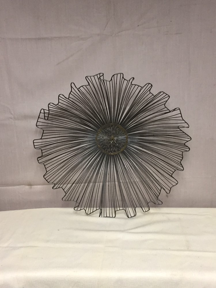 Metal Wire Wall Art, Large Wire Burst Wall Hanging, Wire Flower