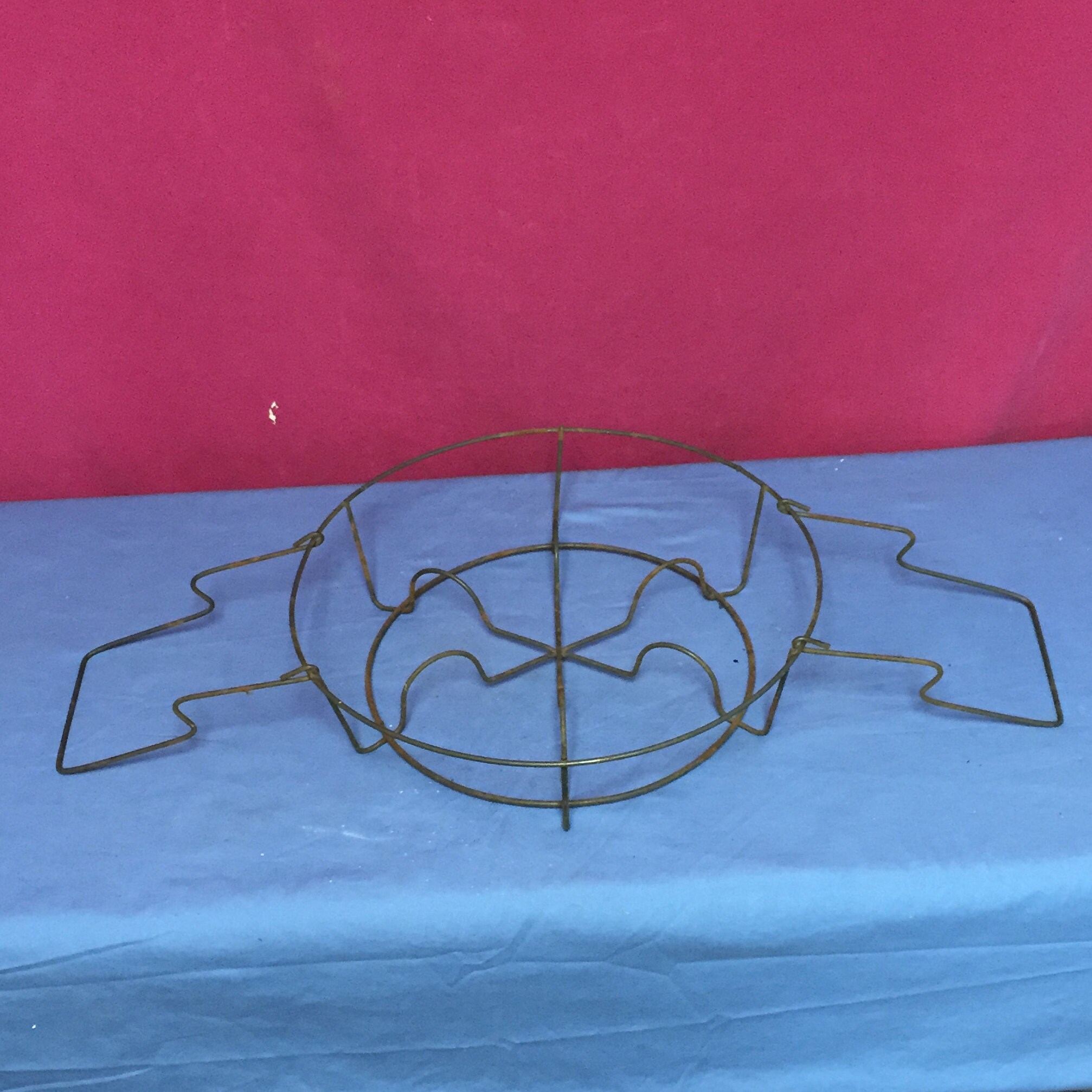 Vintage Wire Canning Rack Basket, 8 Jar Canner Rack Primitive, Rustic, Farmhouse, Cabin Ranch