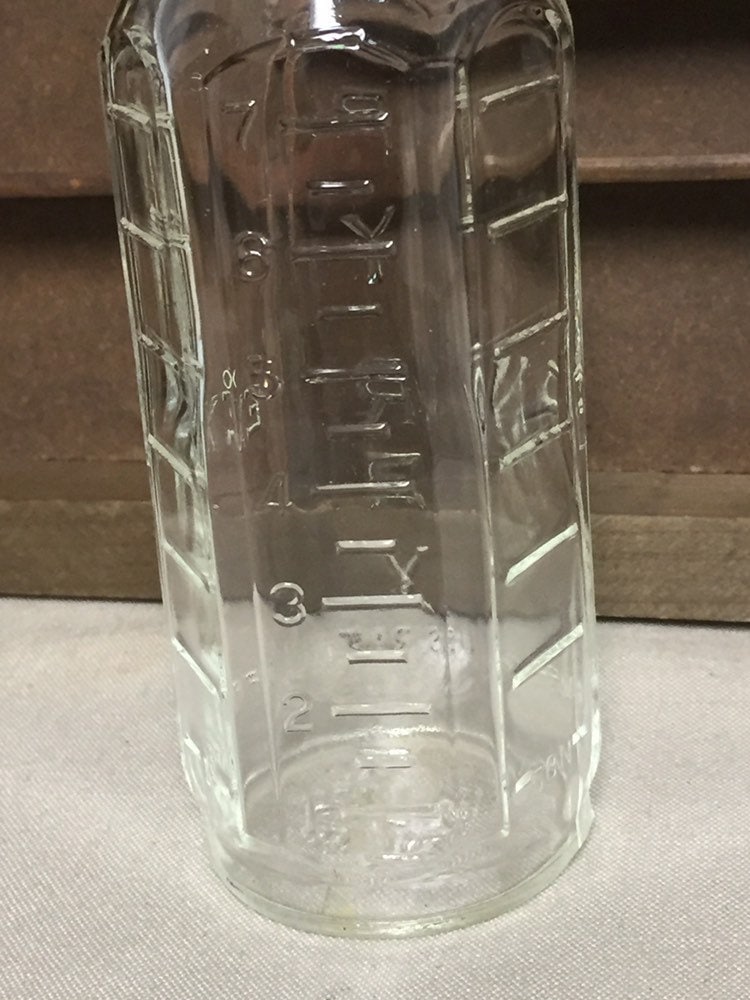 Vintage Pyrex Nursing Bottle in Original Package, Vintage 8 oz Glass