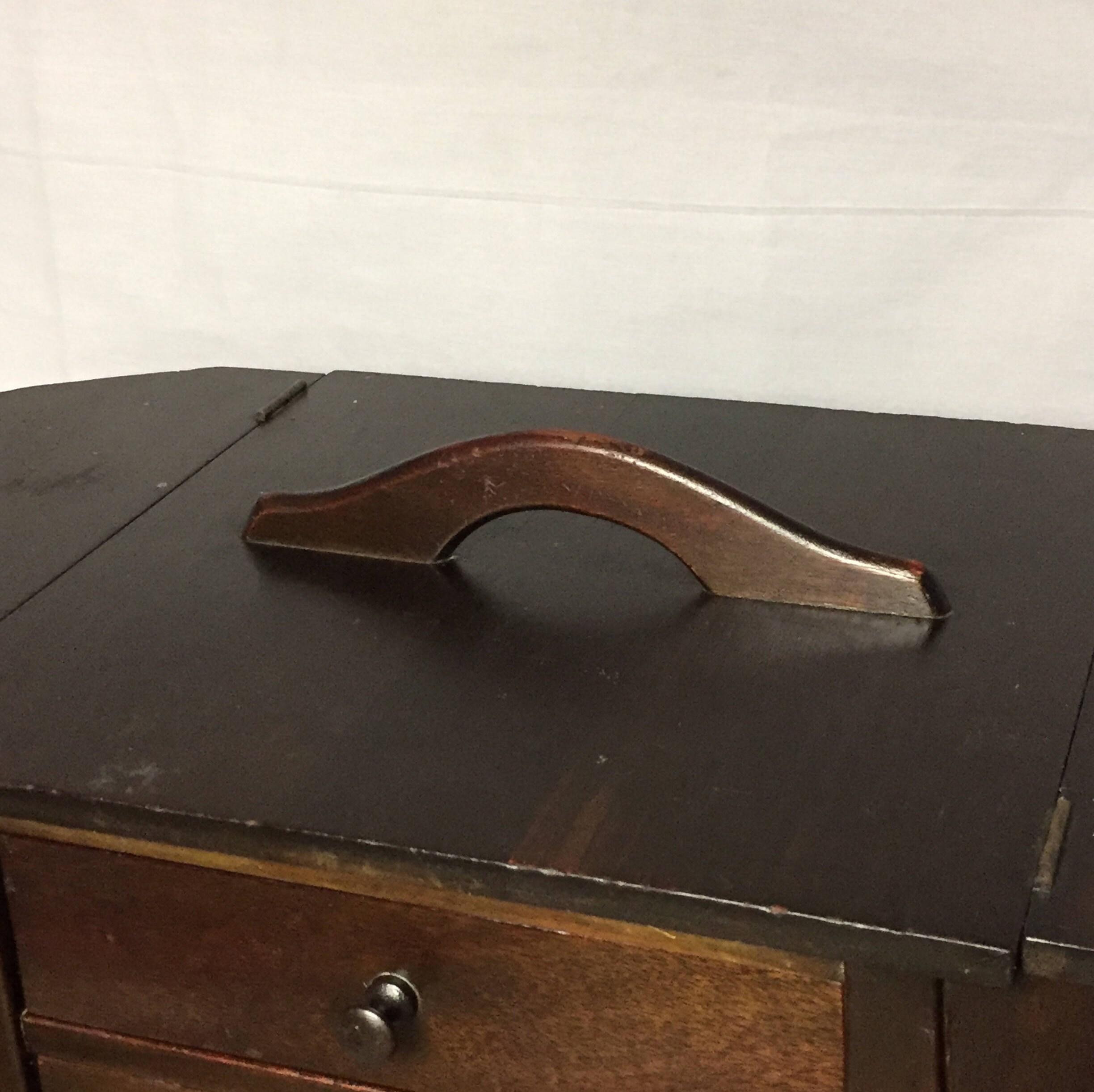 On hold for weidteyvonne Antique Martha Washington Style, Wooden Sewing