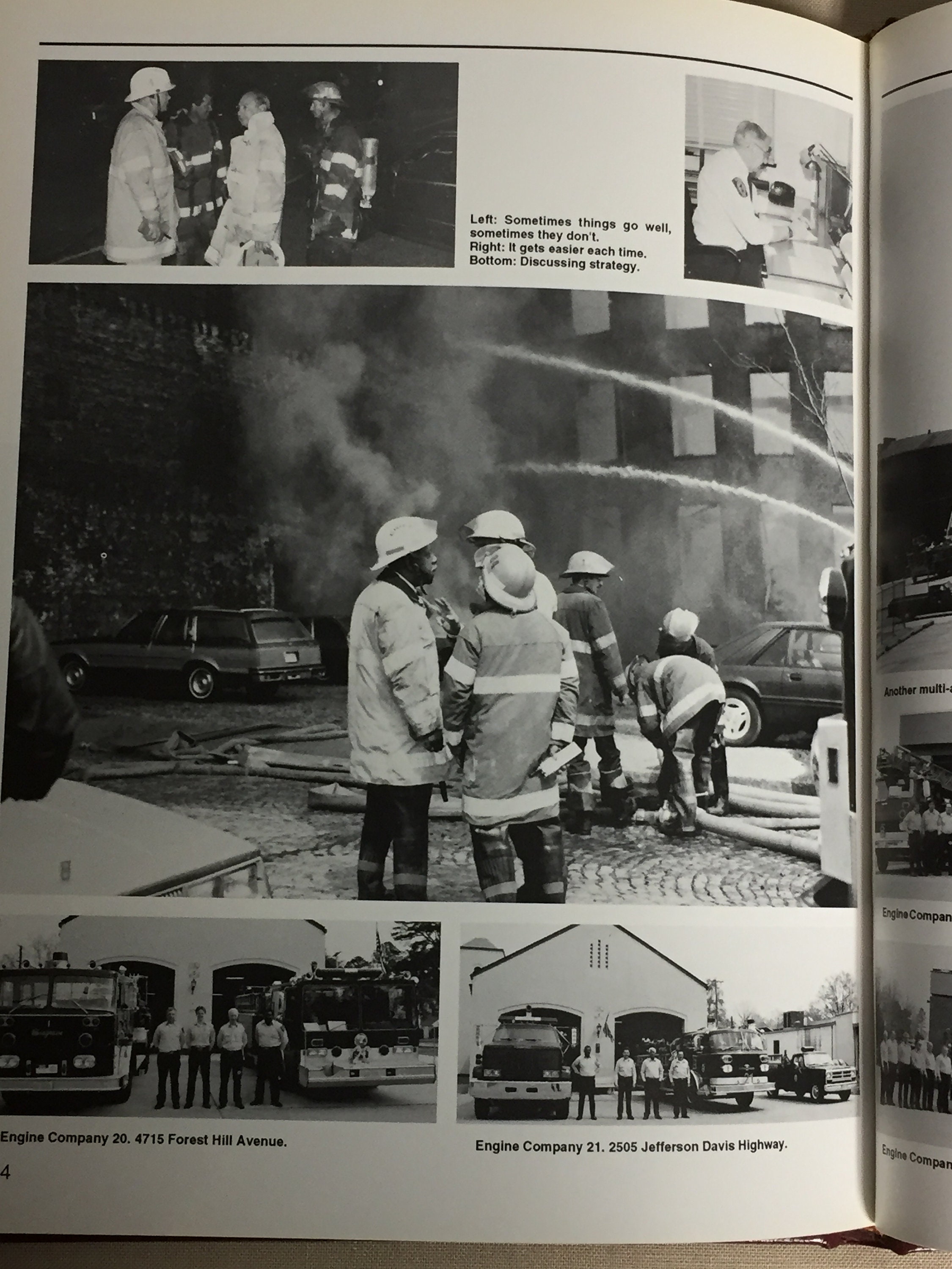 Richmond Virginia Bureau of Fire Yearbook, 17821992, Virginia, Fire