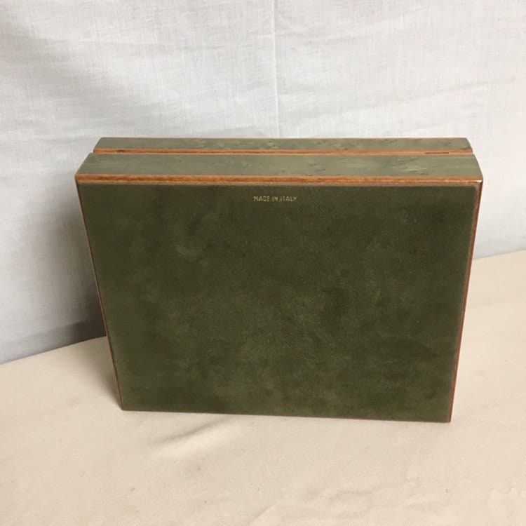 Wooden Italian Cigar Humidor Box with Humidistat, Made in Italy