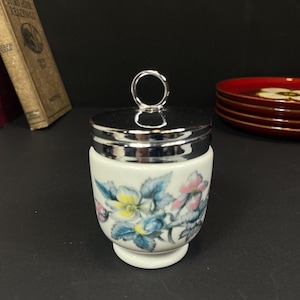 Royal Worcester King Size Porcelain Egg Coddler, Woodland Pattern