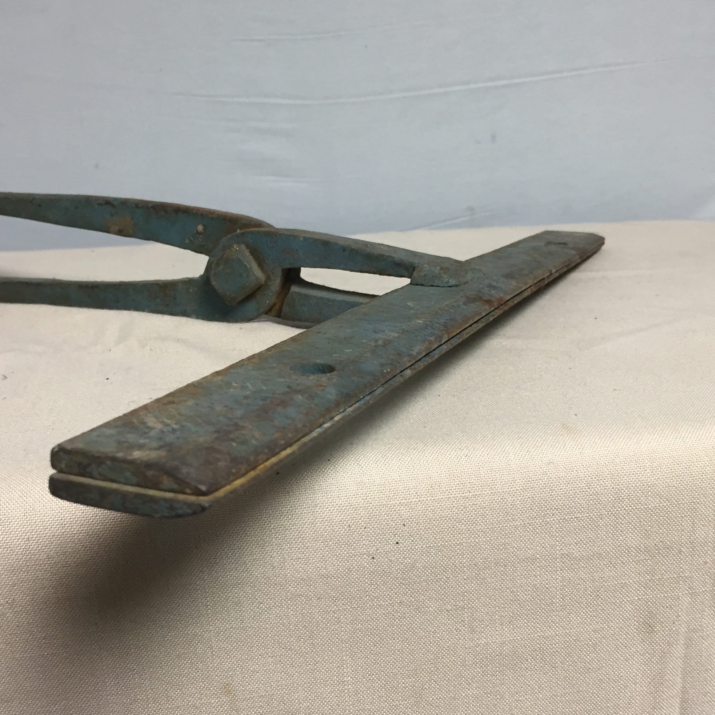 Vintage 18 Tinsmith Metal Roofing Seam Bending Tongs Tool, Roof Edge