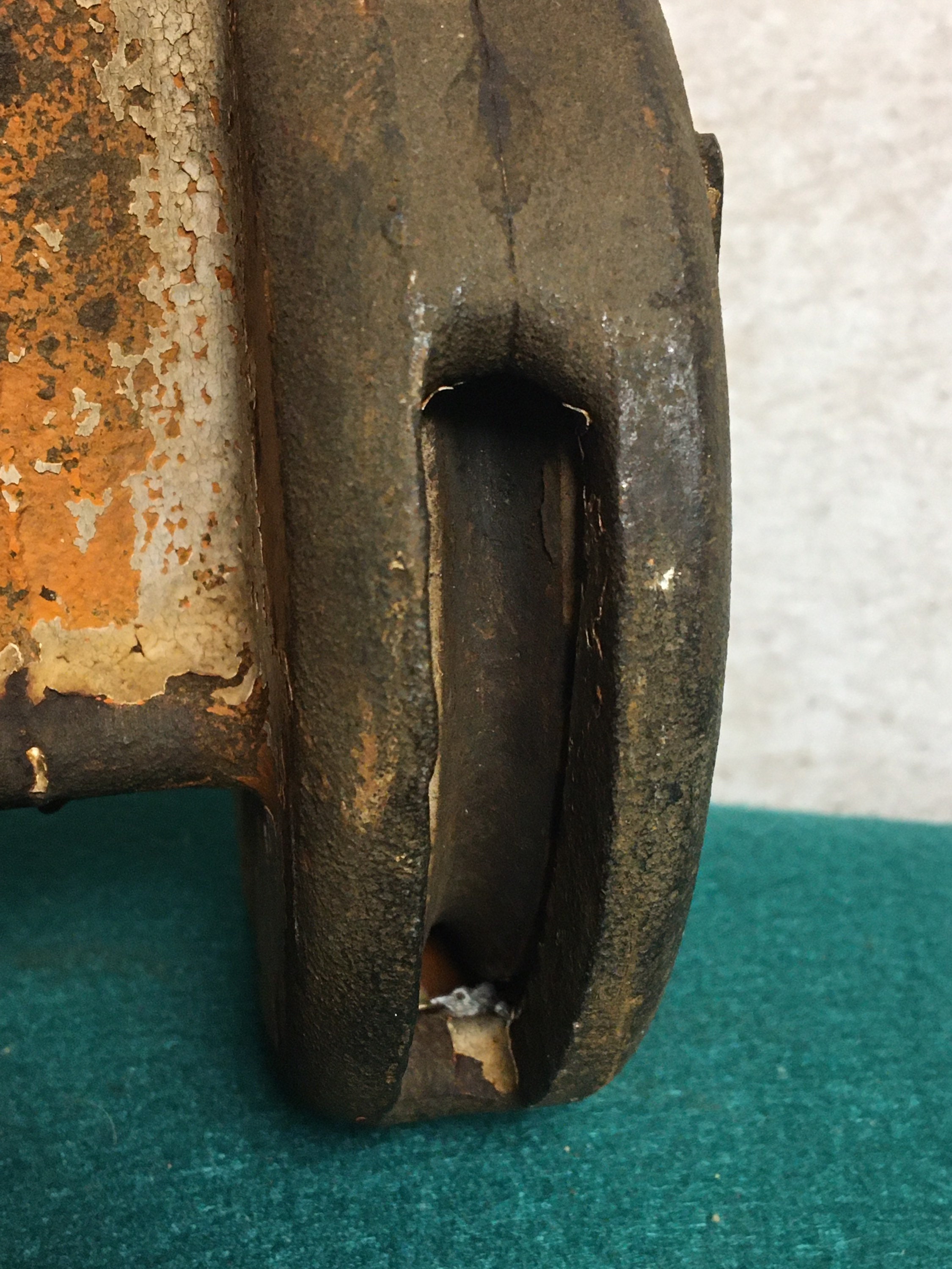 Antique YALE 1/4 Ton Double Iron Pulley, with Yale & Towne Hook