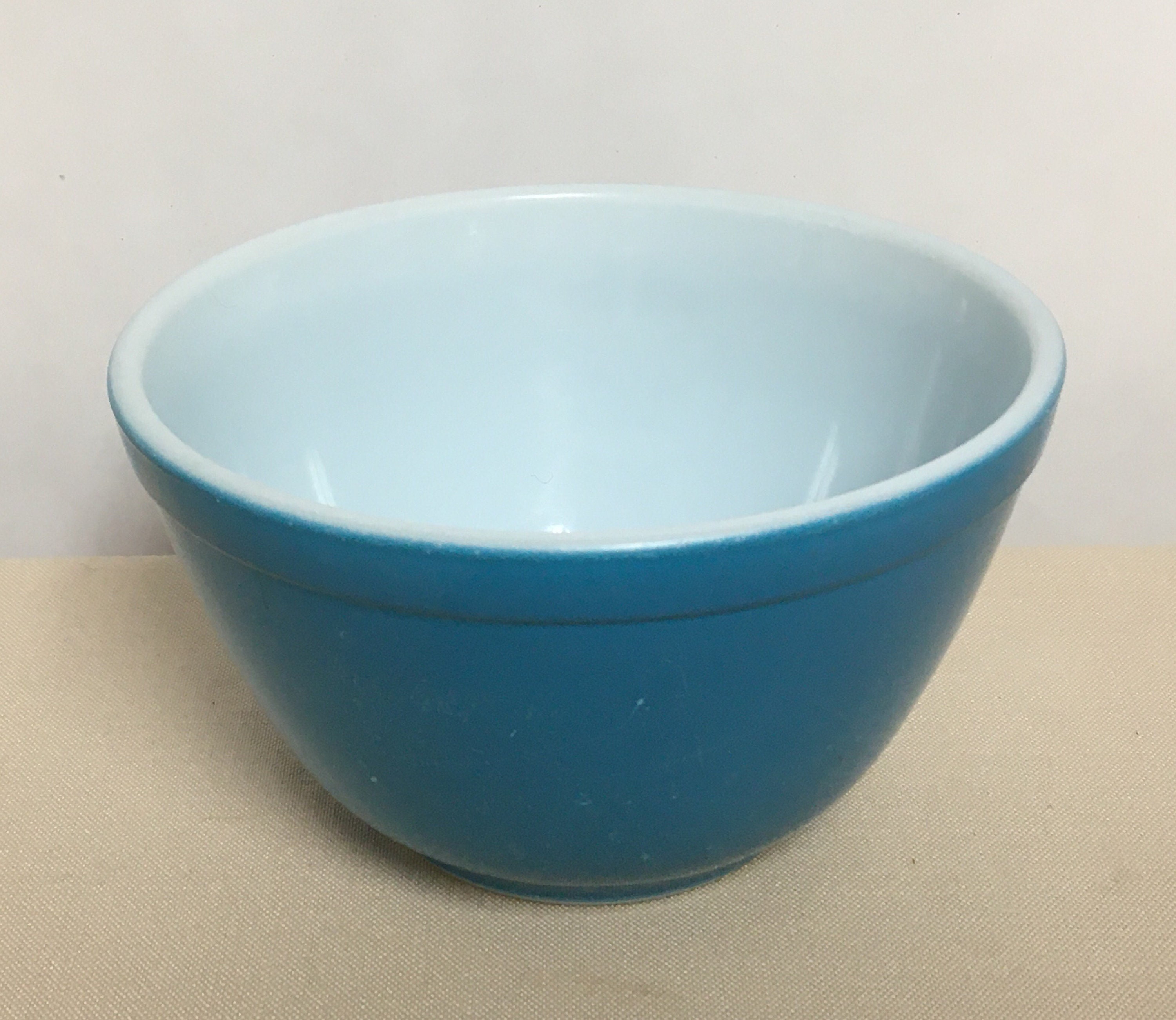 Blue pyrex bowl cheap