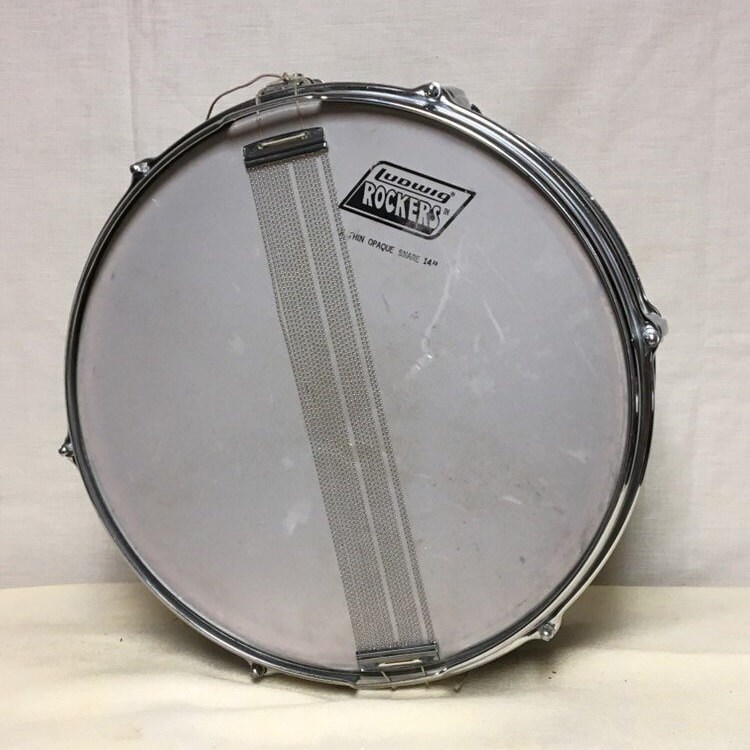 Slingerland Snare Drum 1965, Blue Sparkle Wrap, Vintage Snare Drum