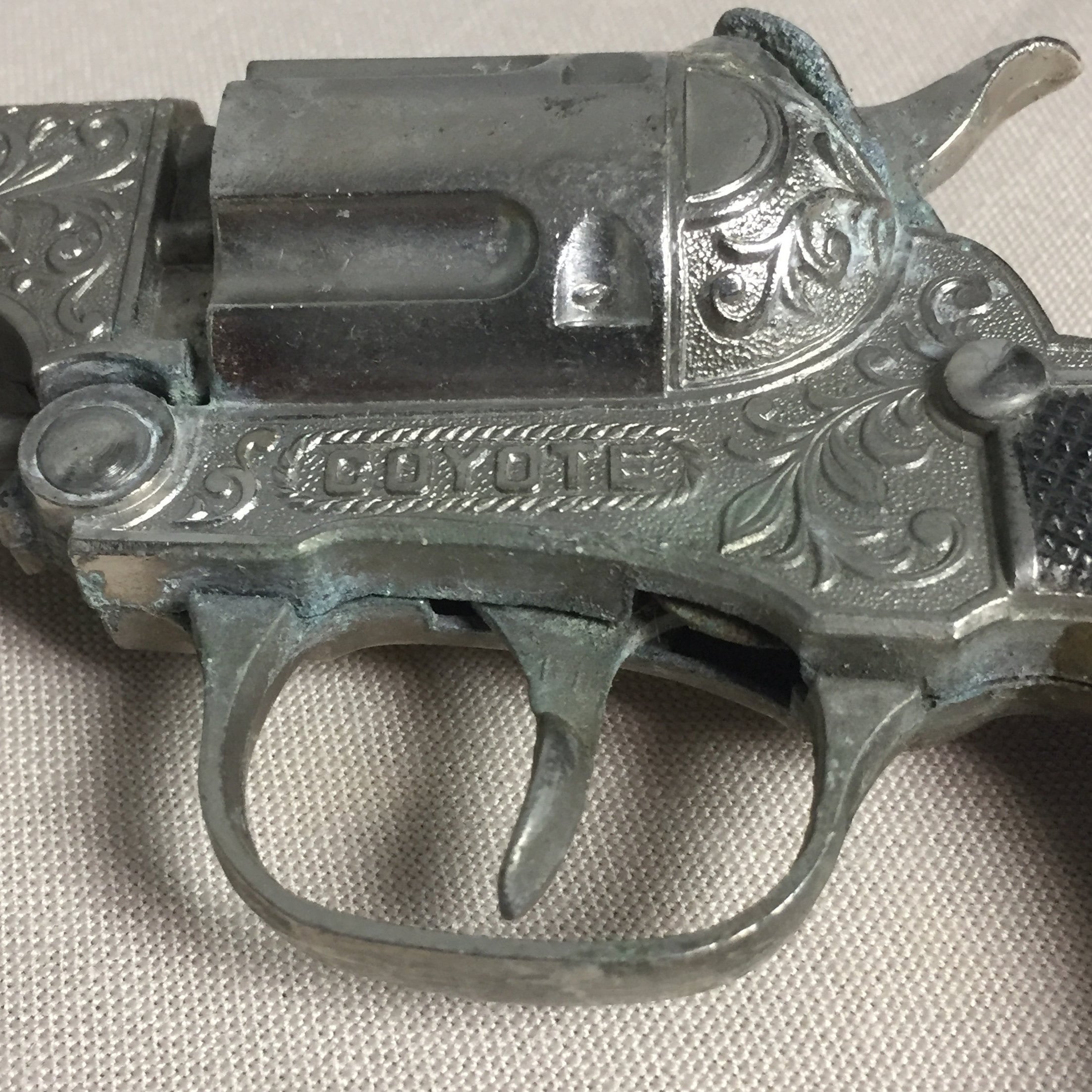 Hubley Coyote Toy Cap Gun, 1950's, Toy Cowboy Gun, Cap Gun, Toy