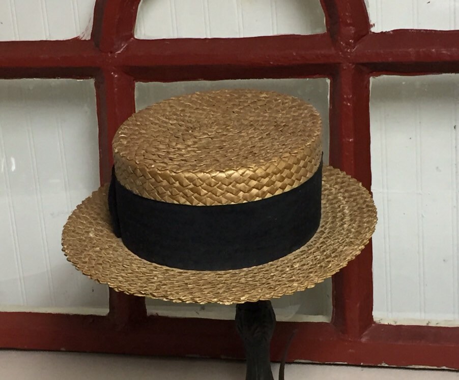 antique straw hats