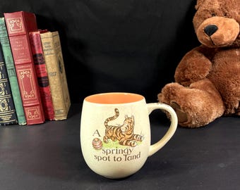 Winnie the Pooh Tigger Mug, A Springy Spot to Land, Authentic Disney Store Souvenir