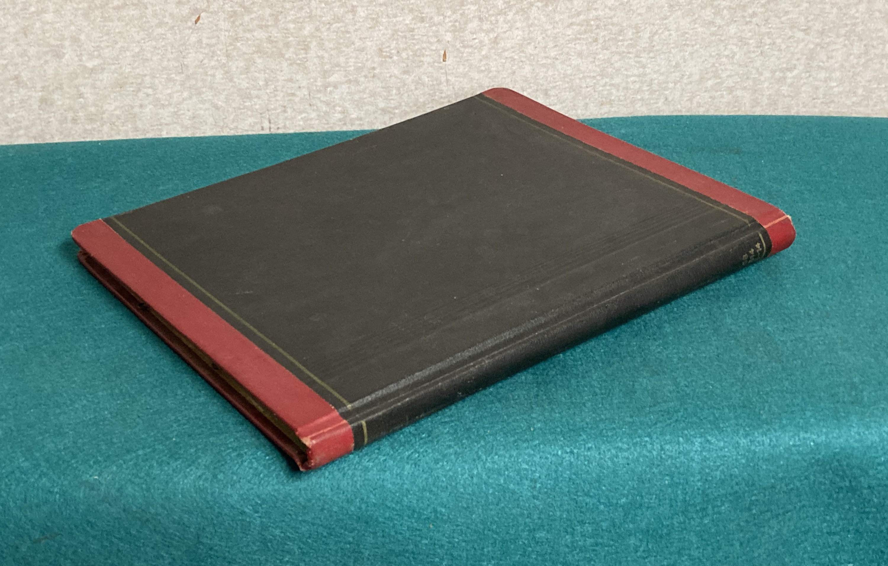 Vintage 1958 Ledger National Blank Book Company Accounting Ledger 