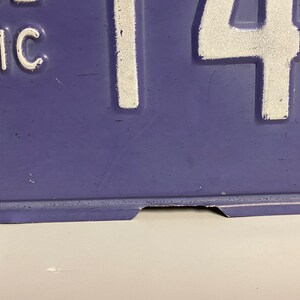 Vintage Pennsylvania Antique Historic Car License Plate Registration