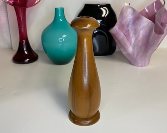 Oregon Myrtlewood Vase or Candle Holder, Myrtle Craft Studio, Oregon