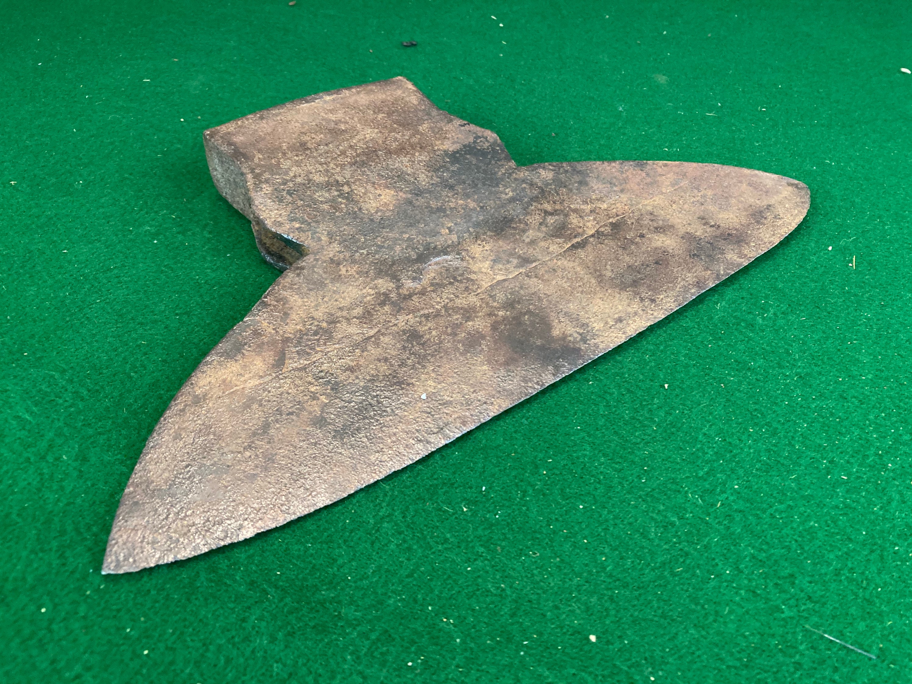 Antique 13 Hand Broad Ax Head Blacksmith Hewing Axe