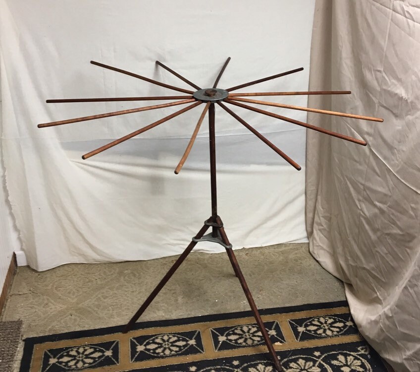 Rare 1920's Dry Rite Clothes Drying Rack Tree Michigan Specialty Co
