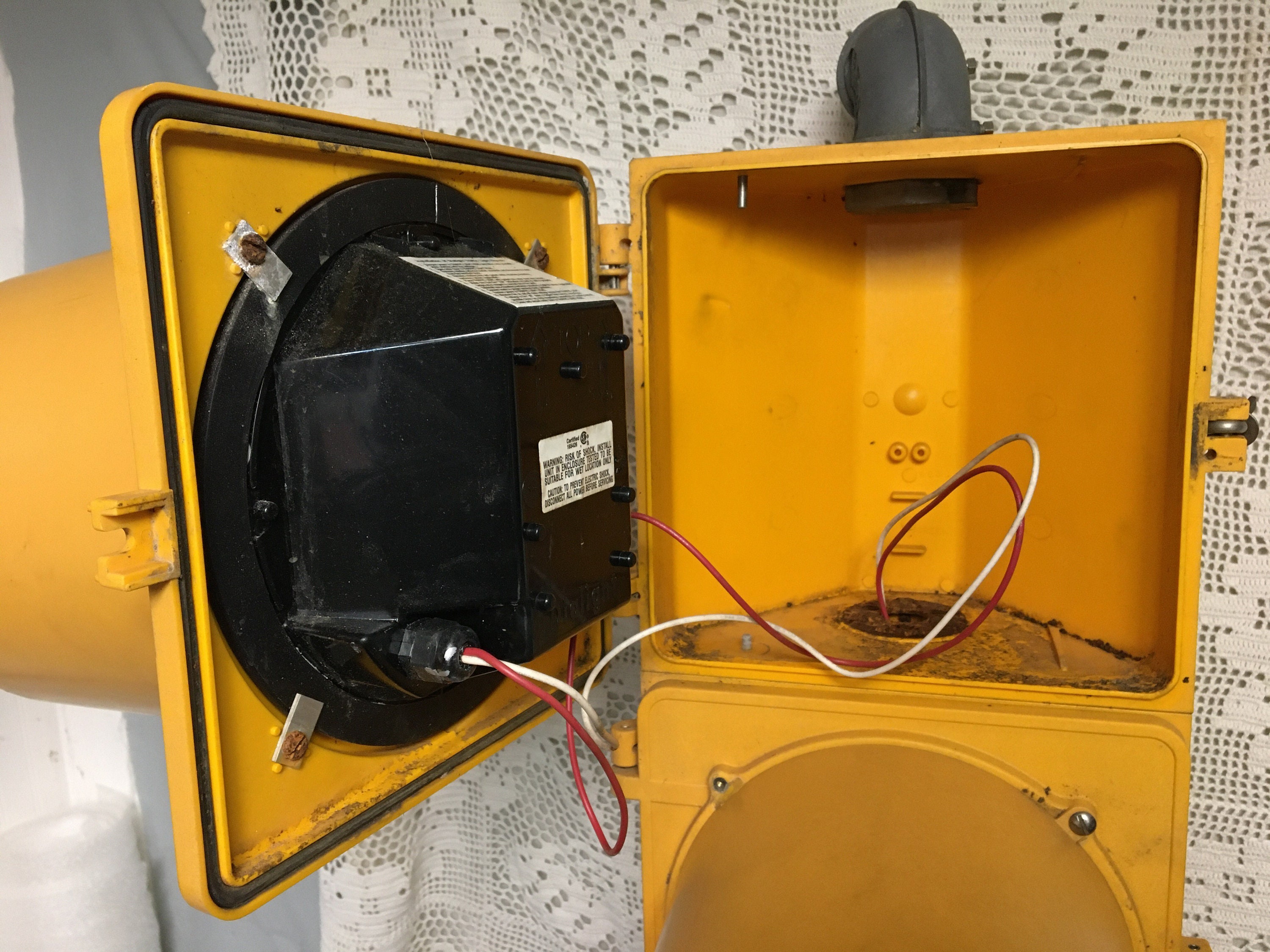 Authentic Retired Traffic Signal Light, Red Light, Green, Yellow