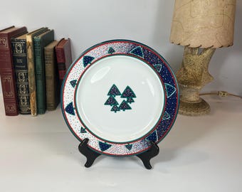 Dansk Winterfest Porcelain Accent Salad Plate