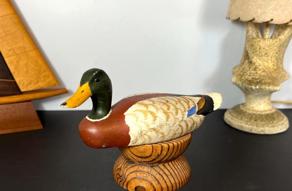 Herb Daisey Jr. Hand Carved 1/4 Size Mallard Drake, Duck Decoy - Etsy