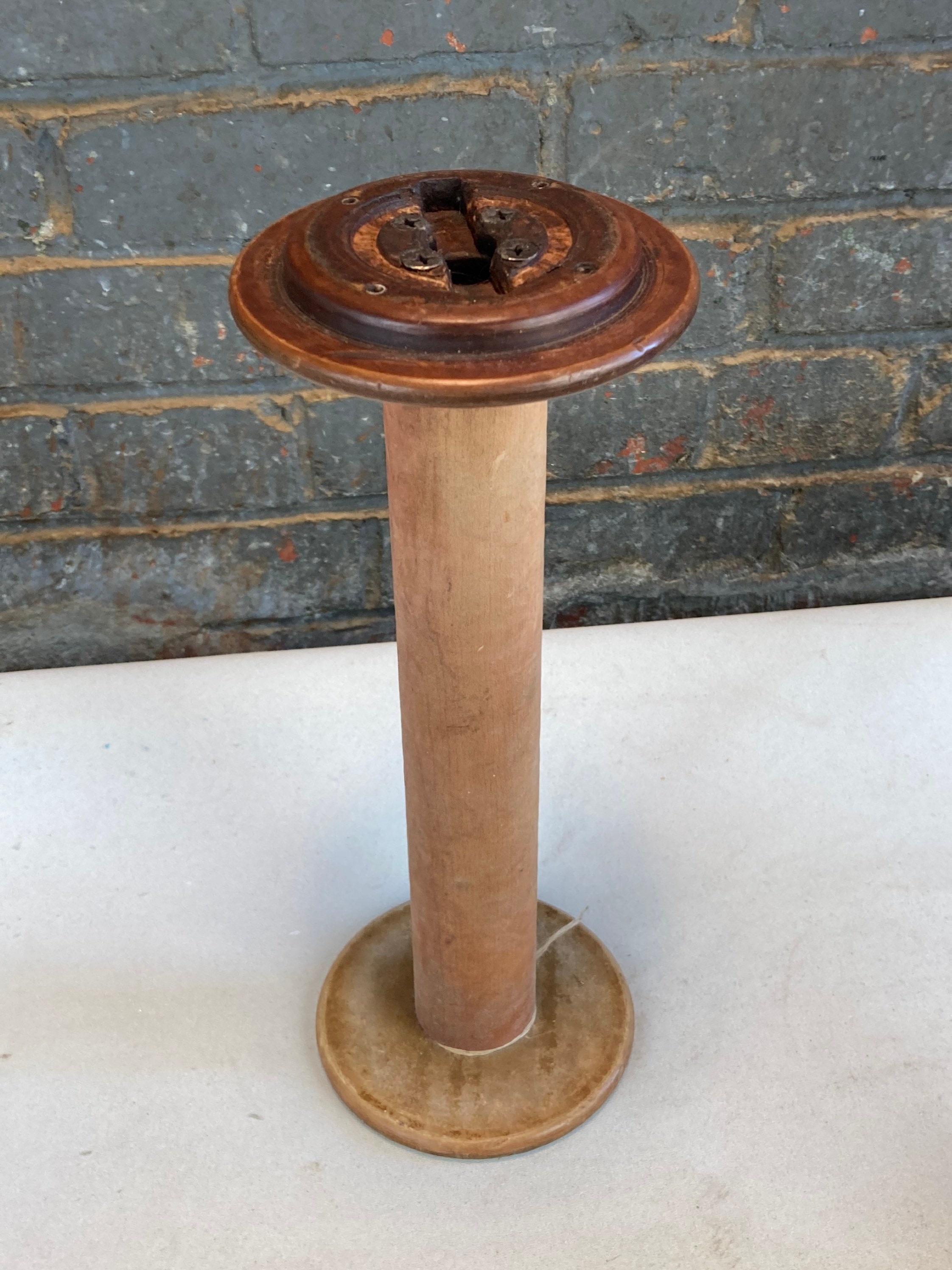 A Fantastic Lot of Large Antique Wooden Sewing Thread Spools