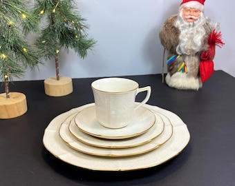 Noritake Ivory China, Chandon: 5 Piece Place Setting, 10 Available