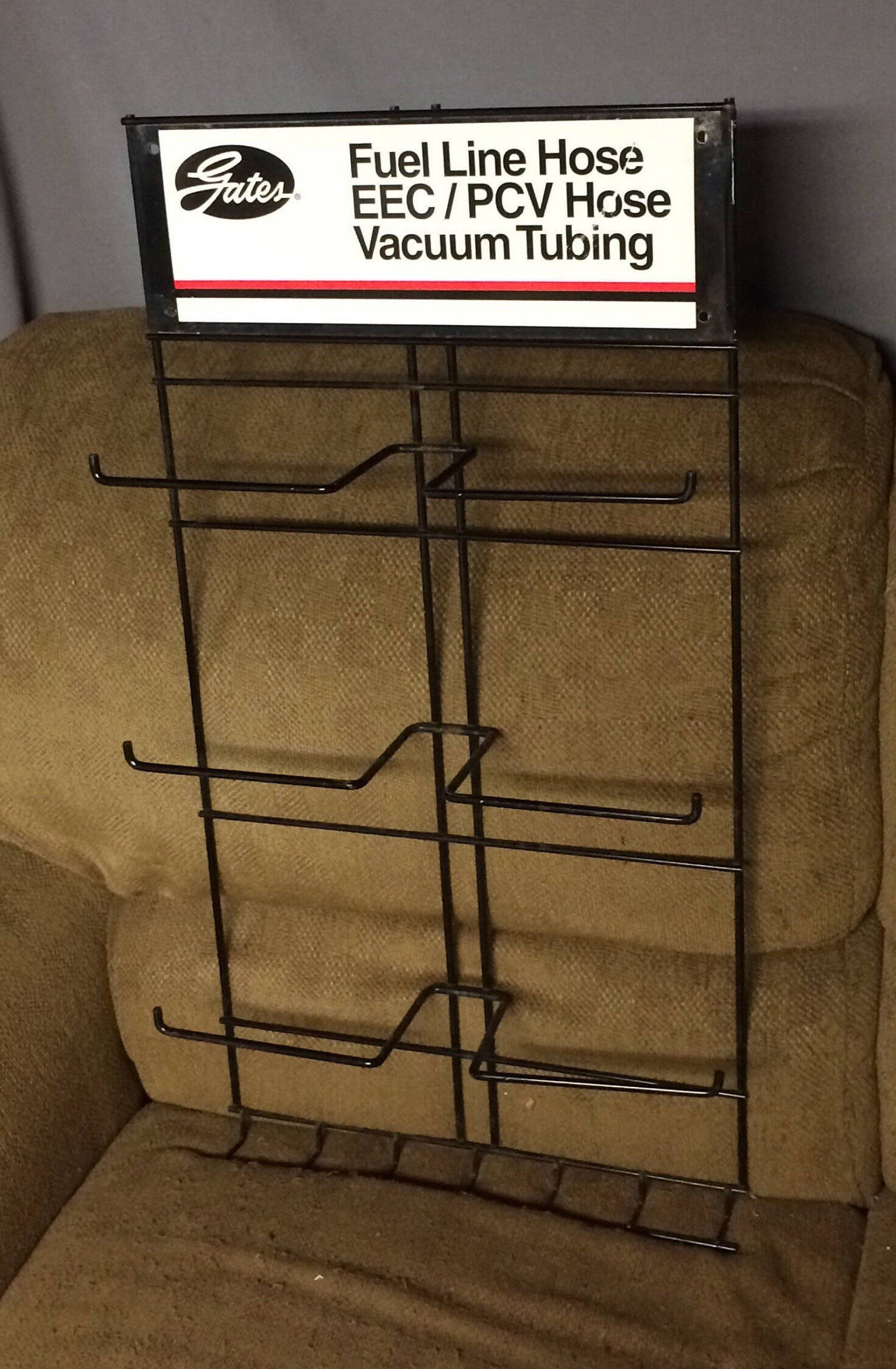 GATES Automotive Gas Station Advertising Display Rack Gates Belts Hoses