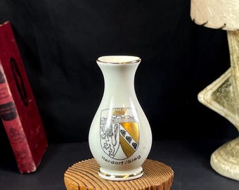 Miniature German Porcelain Vase, Royal KM Porzellan, Bavaria, Herdorf / Sieg