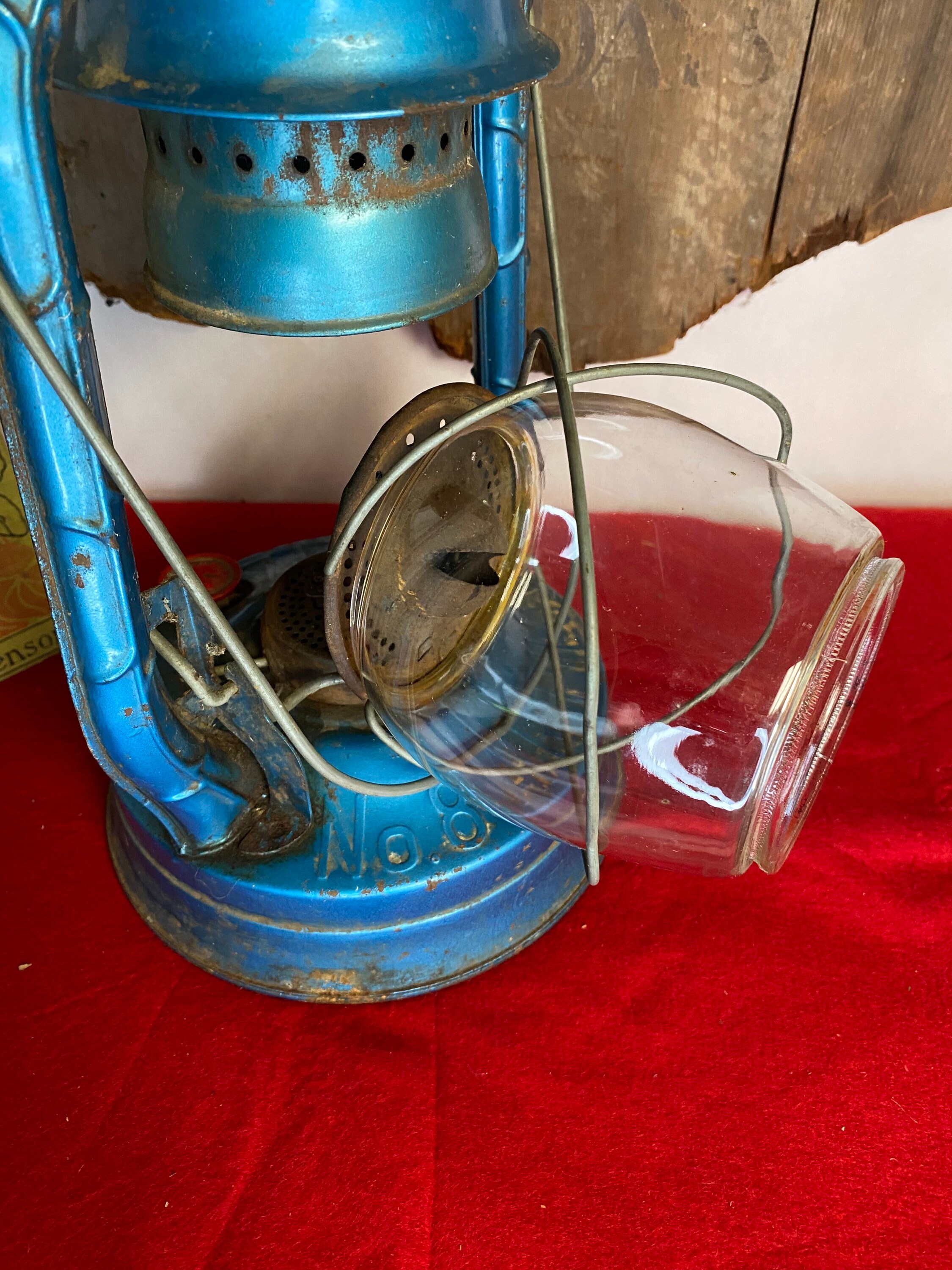 Dietz No. 8 Air Pilot Lantern with Glass Globe, Railroad Lantern