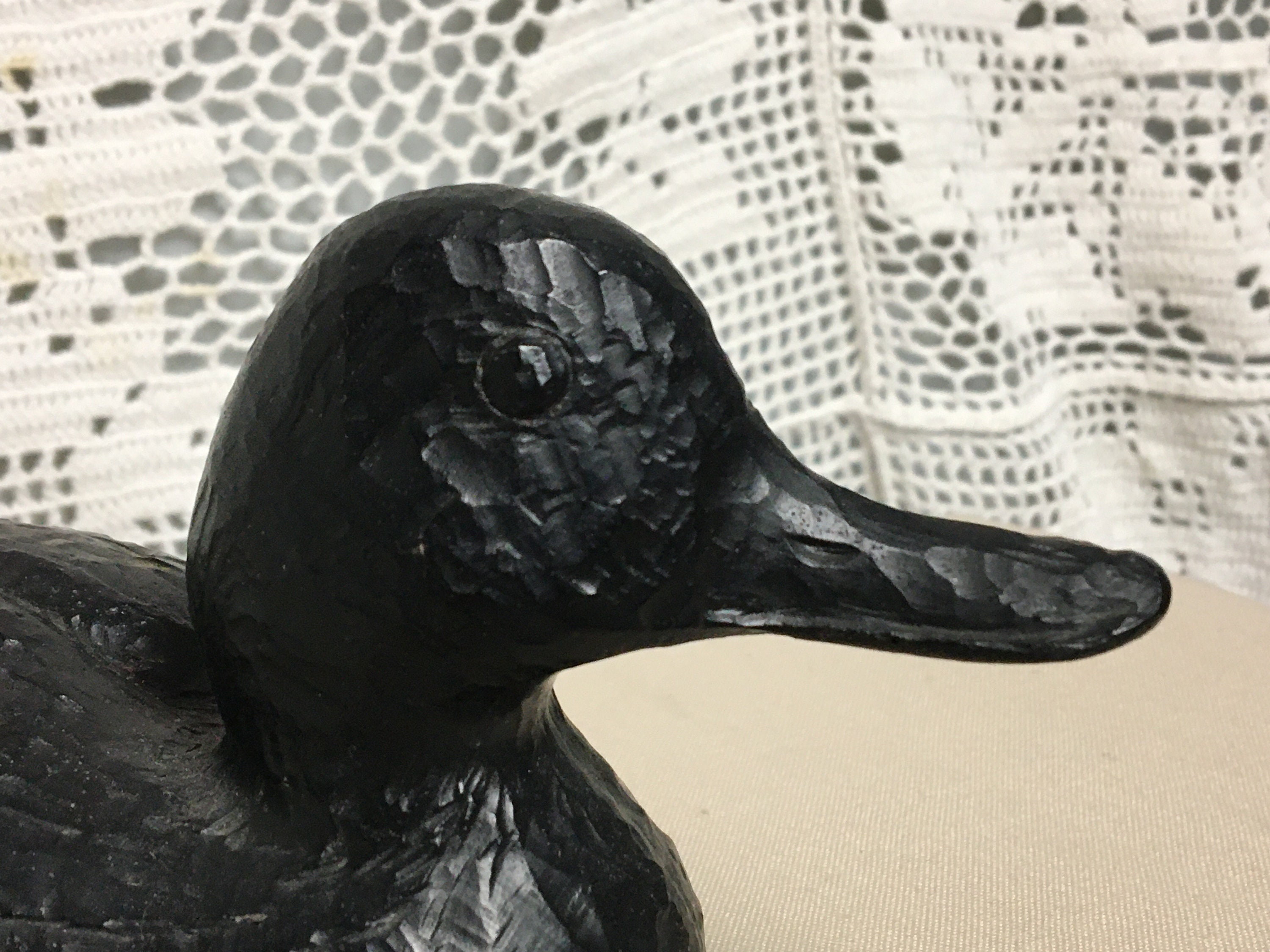 resin duck statue